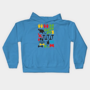 Frida Cutout Pattern Kids Hoodie